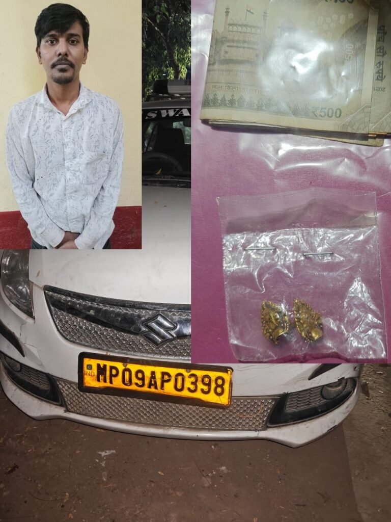 बुजुर्ग महिला से ठगी करने वाला कार चालक 24 घंटे में गिरफ्तार