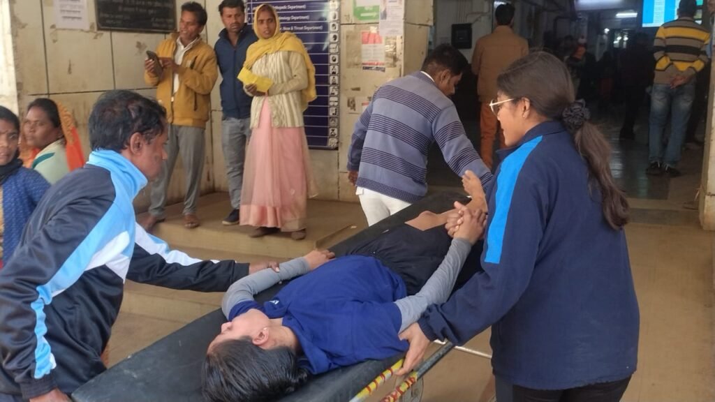 संभाग स्तरीय खेल प्रतियोगिता में बेहोश हुई छात्रा