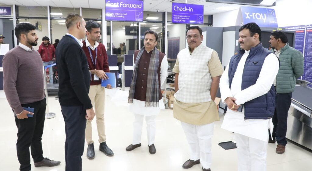रीवा से इंदौर के लिये नियमित विमान सेवा का 22 को होगा शुभारंभ