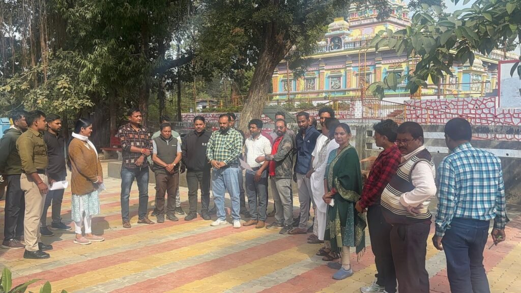 जगन्नाथ मंदिर परिसर से निर्माण सामग्री चोरी