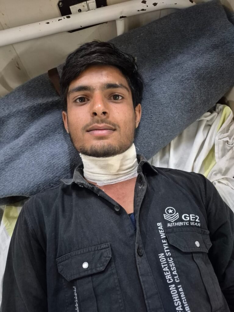 परीक्षा देकर लौट रहे छात्र का चायना डोर ने काटा गला