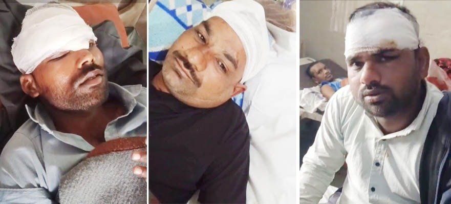 पुरानी रंजिश एवं जमीनी विवाद पर दो पक्षों में खूनी संघर्ष 
