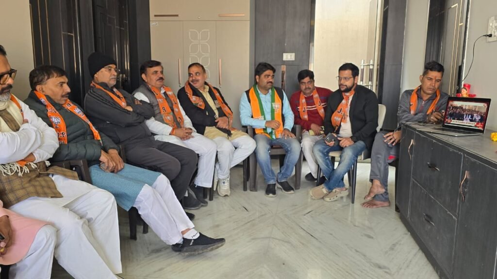 प्रधानमंत्री की ‘मन की बात’ को भाजपाजनों ने सभी बूथों पर देखा व सुना