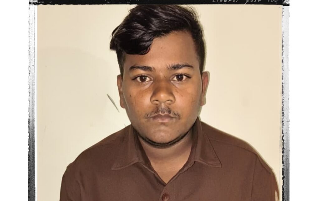 कनाडिया में पान गुमटी में आगजनी कर फरार हुए आरोपी को किया गिरफ्तार
