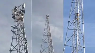 प्रेम प्रसंग को लेकर युवती मोबाइल टावर पर चढ़ी, समझाइश के बाद सुरक्षित उतरी