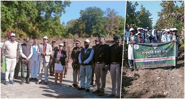 अनुभूति ईको कैंप में विद्यार्थियों को वन, वन्यजीव व पर्यावरण संरक्षण का मिला प्रशिक्षण