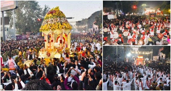 रणजीत बाबा की भव्य प्रभात फेरी:  ठंड में भी उमड़ा आस्था का सैलाब