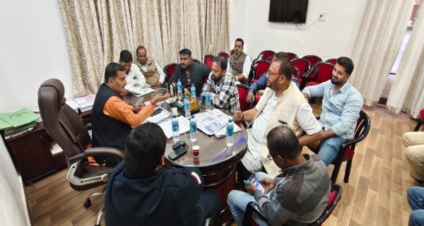 साधारण सभा की बैठक को लेकर कांग्रेस पार्षद दल ने किया मंथन