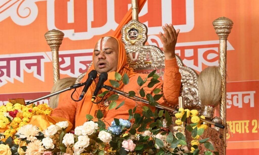 श्री मदन मोहन मंदिर में भागवत कथा में मना श्रीकृष्ण जन्मोत्सव