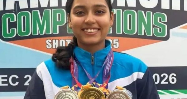 सिपाही की बेटी ने नेशनल शूटिंग में 2 गोल्ड और 3 सिल्वर मैडल जीते
