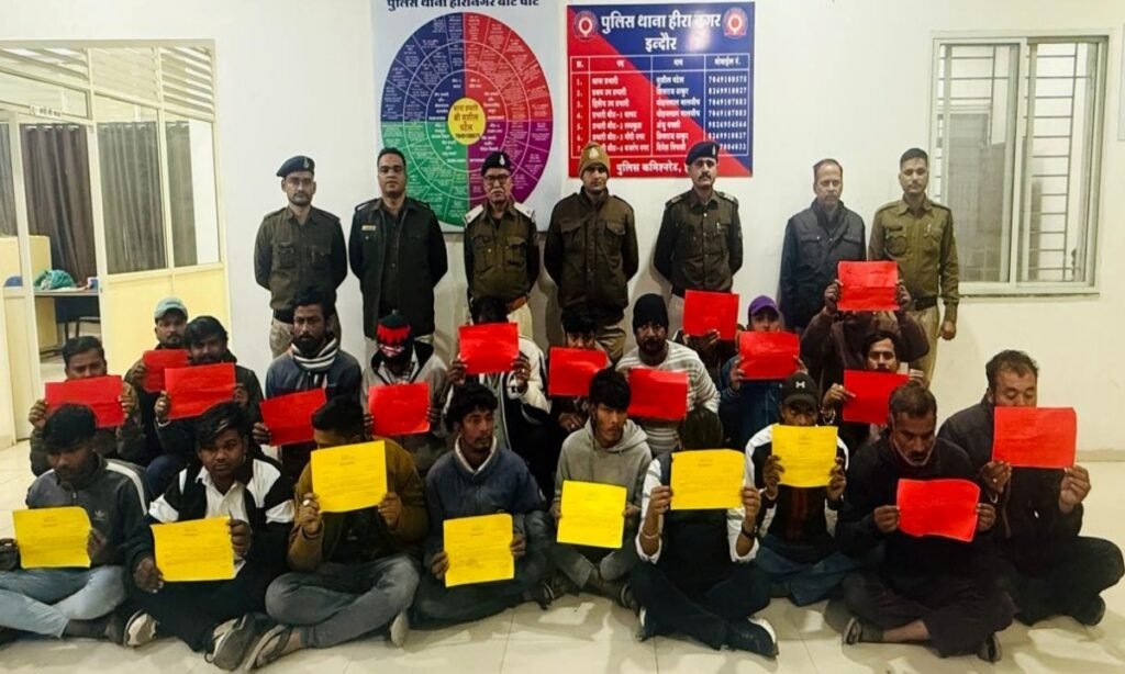 आदतन बदमाशों पर पुलिस का शिकंजा, यलो–रेड नोटिस देकर दी सख्त चेतावनी