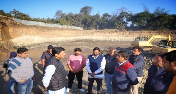 फल बाग के पास जल संग्रहण केन्द्र से पश्चिम क्षेत्र को मिलेगी पानी की राहत