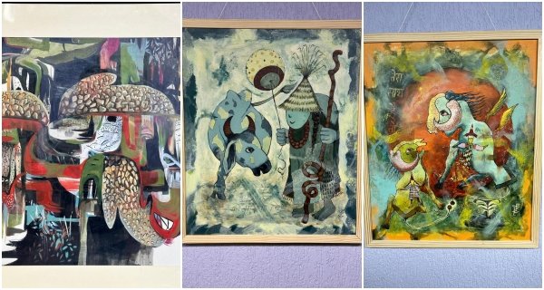 भारत भवन में बीएचयू कलाकारों की सामूहिक चित्र प्रदर्शनी का आगाज़