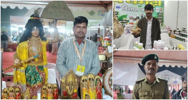 वन मेले में गोबर घास और जड़ीबूटियों का नया संसार