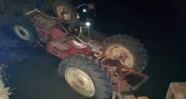 भिंड में धान बेचकर लौट रहे किसानों की ट्रैक्टर-ट्रॉली नहर में गिरी, 3 की मौत