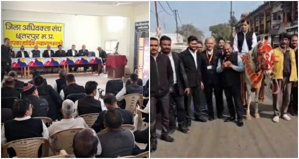 छतरपुर जिला अधिवक्ता संघ चुनाव शुरू, शाम 5 बजे तक मतदान