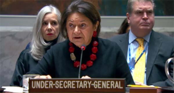 रोजमेरी डिकार्लो ने अफगान नेताओं से महिलाओं के मौलिक अधिकार बहाल करने का किया आग्रह