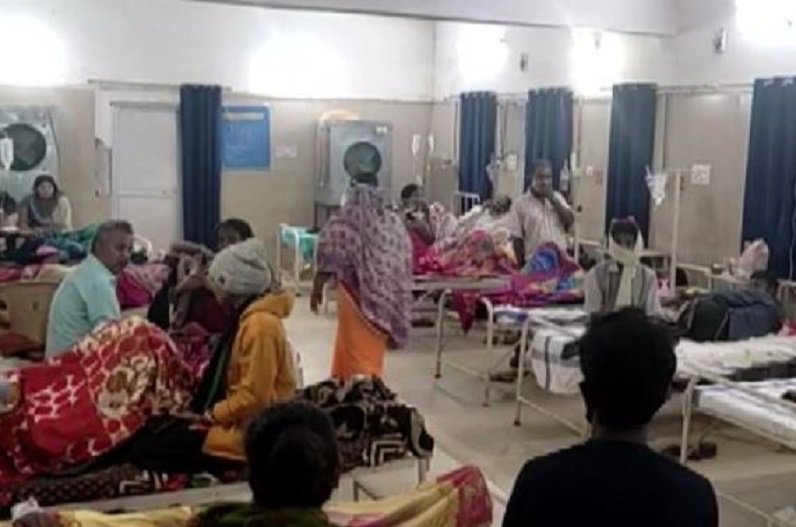 138 मरीज पहुंचे, 9 में डायरिया की पुष्टि, 7 आईसीयू में , 7 सामान्य वार्ड में
