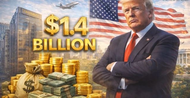 राष्ट्रपति डोनाल्ड ट्रंप की कमाई में रिकॉर्ड उछाल, एक साल में कमाए 1.4 अरब डॉलर; न्यूयॉर्क टाइम्स की रिपोर्ट में विदेशी सौदों और जेट उपहारों का हुआ बड़ा खुलासा