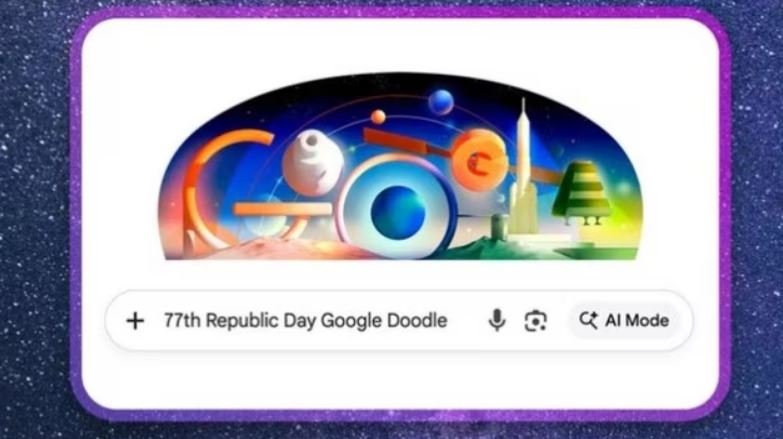 गणतंत्र दिवस पर गूगल ने इसरो की विशेष थीम पर बनाया डूडल