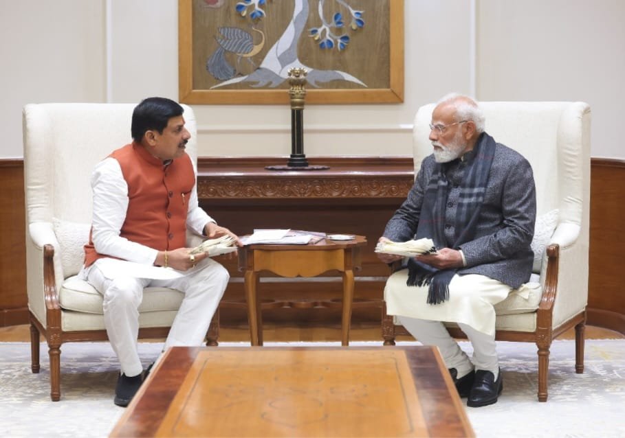 PM मोदी से CM डॉ यादव की भेंट, गाडरवारा थर्मल पावर स्टेशन विस्तार के भूमिपूजन हेतु आमंत्रण