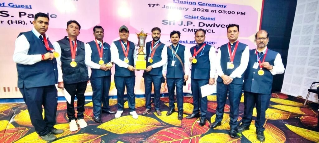 कोल इंडिया के स्तर पर कामगार संजय यादव ने जीता स्वर्ण पदक