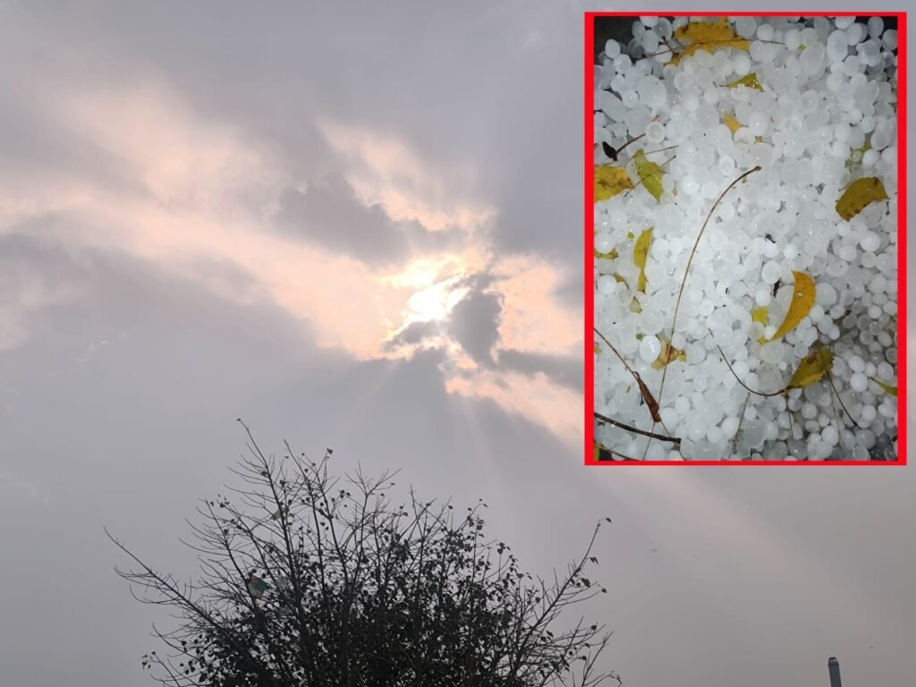 दिन भर के इंतजार के बाद शाम को बरसे बादल