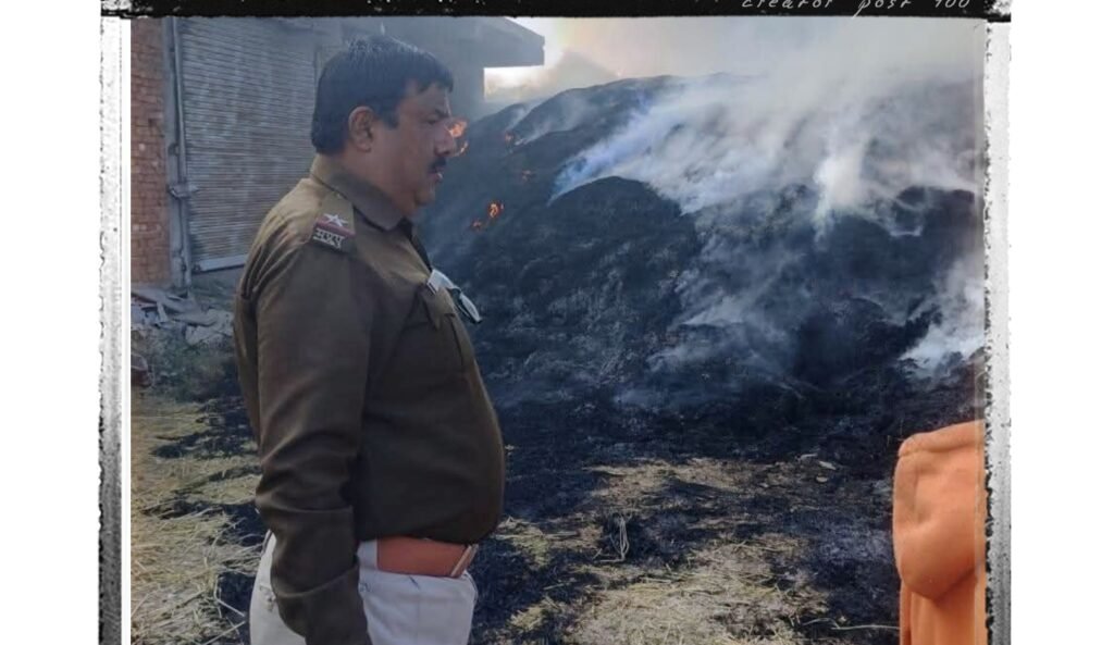 मोरवा के बायोफ्यूल प्लांट में भीषण आग, घंटों की मशक्कत के बाद आग पर पाया गया काबू