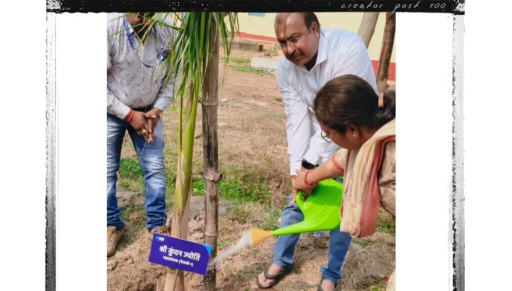 एसबीआई ने आदर्श आवासीय विद्यालय तवानगर को दिया वाटर कूलर का उपहार, किया वृक्षारोपण