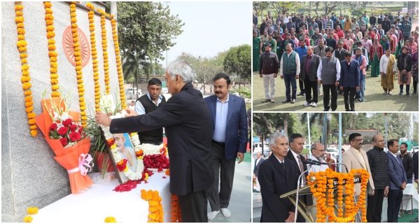 शहीद दिवस पर मुख्य सचिव अनुराग जैन ने महात्मा गांधी को दी श्रद्धांजलि