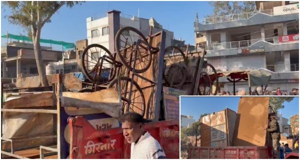 एक्शन में गुना नपा, सड़कों पर उतरीं प्रभारी सीएमओ, अतिक्रमण हटाया और लापरवाह कर्मचारियों का वेतन काटा