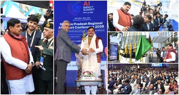 एमपी रीजनल एआई इम्पैक्ट कॉन्फ्रेंस-2026 का शुभारंभ, सीएम डॉ यादव ने लॉन्च की स्पेसटेक नीति