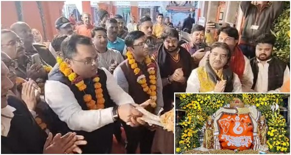 खजराना गणेश मंदिर में तीन दिवसीय तिल चतुर्थी महोत्सव शुरू