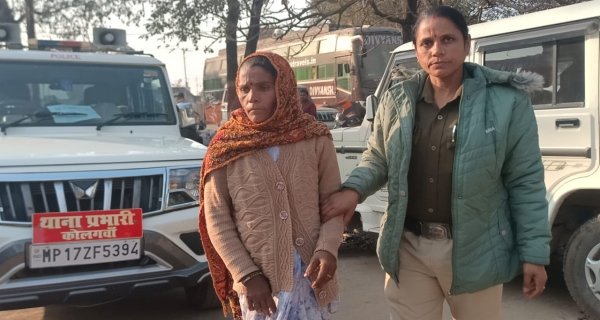 पति की हत्या की आरोपी पत्नी गिरफ्तार