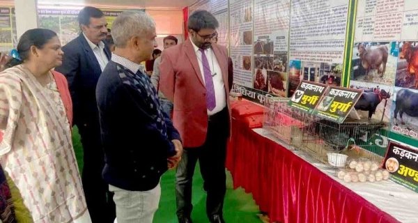 ग्वालियर मेला में कृषि विश्वविद्यालय ने लगाई प्रदर्शनी