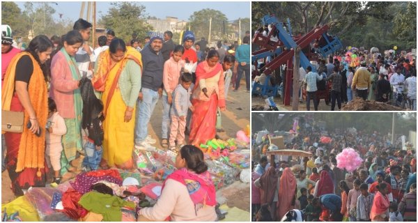 बच्चों से लेकर बड़ों तक सभी को भाया मकर संक्रांति का मेला