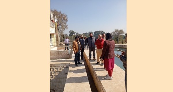 प्रमुख अभियंता ने किया जल प्रदाय एवं अधोसंरचना परियोजनाओं का किया निरीक्षण