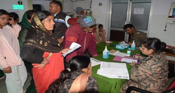 ईसीएचएस पालिक्लीनिक सतना में मेडीकल कैम्प का किया गया आयोजन