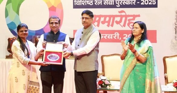 रतलाम मंडल के 7 रेल कर्मी ‘विशिष्ट रेल सेवा पुरस्कार’ से सम्मानित