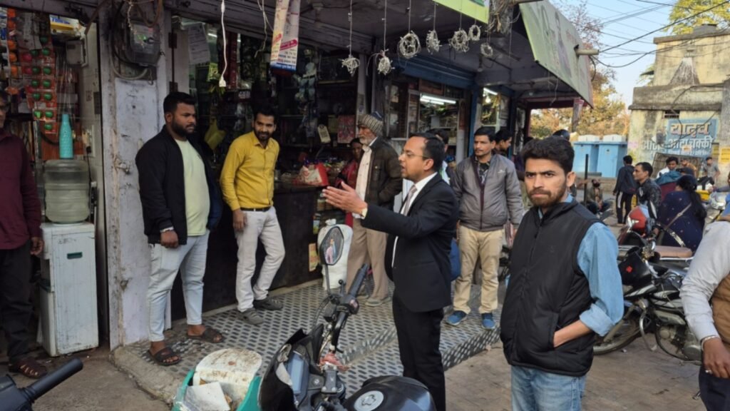 शहर के कई इलाकों में चला अतिक्रमण विरोधी अभियान