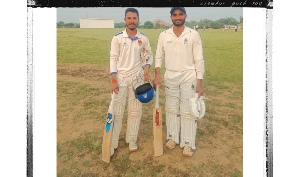 राहुल की शतकीय पारी से पहले दिन नर्मदापुरम ने बनाए 312 रन