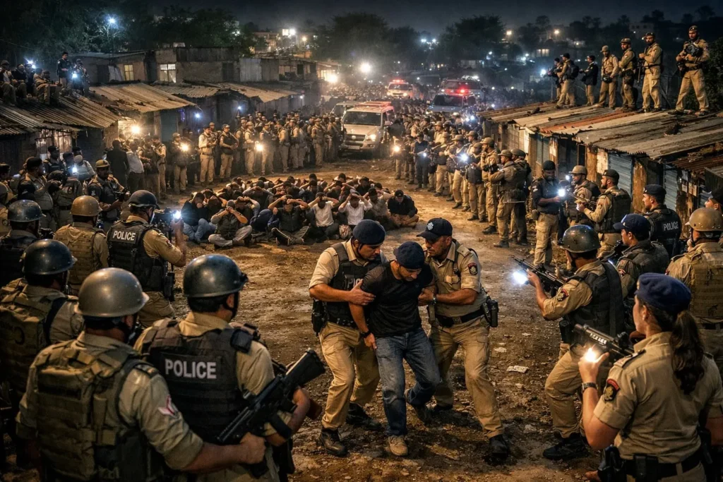 ईरानी डेरा छापेमारी: शादाब को ले गई राजगढ़ पुलिस, सफदर को लेने पहुंची खुरई पुलिस; यूपी एसटीएफ ने भी डाला डेरा