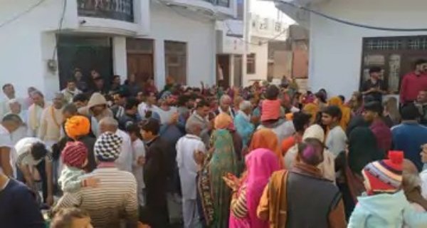 संत हरिशरण के श्योपुर आगमन पर भव्य स्वागत, प्रभात फेरी निकली