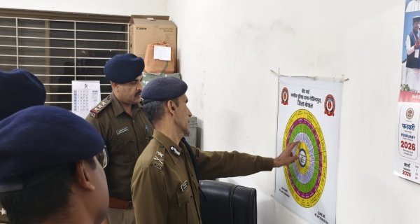पुलिस आयुक्त ने किया गोविंदपुरा थाने का दौरा