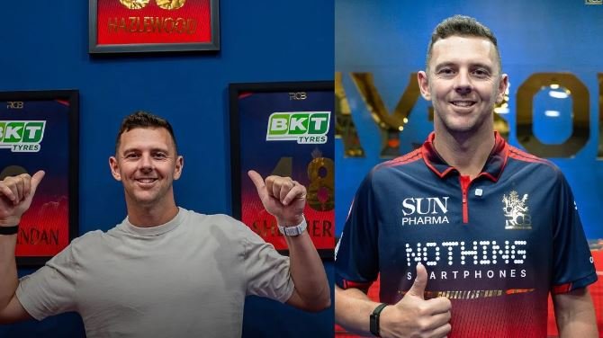 आईपीएल 2026 के लिए आरसीबी खेमे में लौटे दिग्गज गेंदबाज जोश हेजलवुड, ‘HazleGOD’ की वापसी से फैंस में भारी उत्साह, चोट के कारण शुरुआती मैच से रहेंगे बाहर