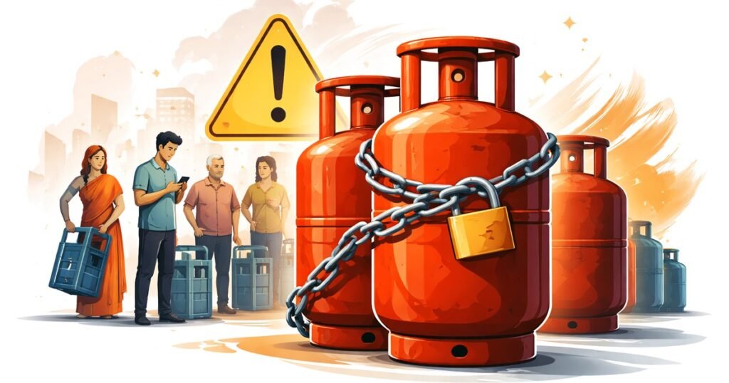 गैस एजेंसियों का आपदा में अवसर: ग्राहक को पता ही नहीं और डिलीवर हो गया सिलेंडर