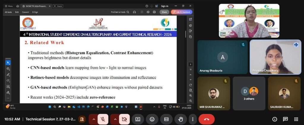 इंटरनेशनल स्टूडेंट कॉन्फ्रेंस में 31 शोध पत्र प्रस्तुत