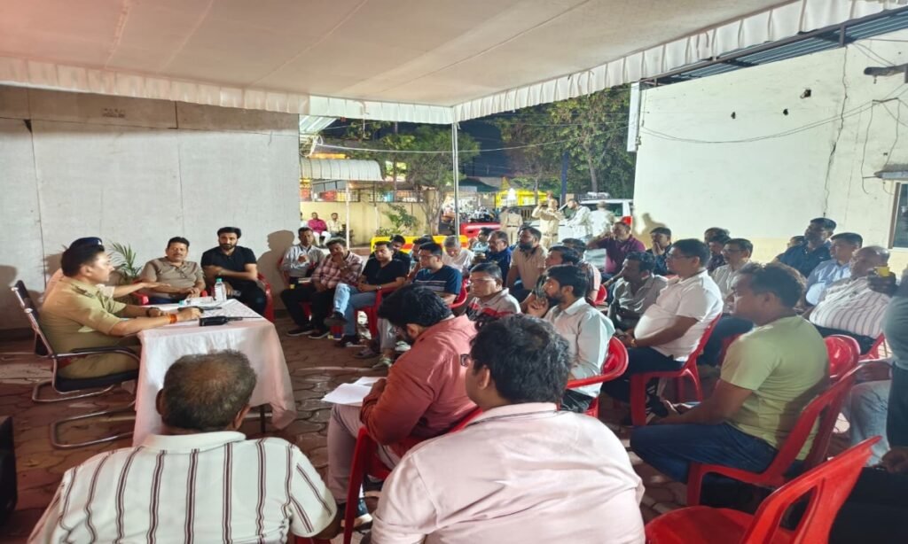 लसूड़िया थाने में सुरक्षा बैठक, एयरबीएनबी व किराएदार सत्यापन पर जोर