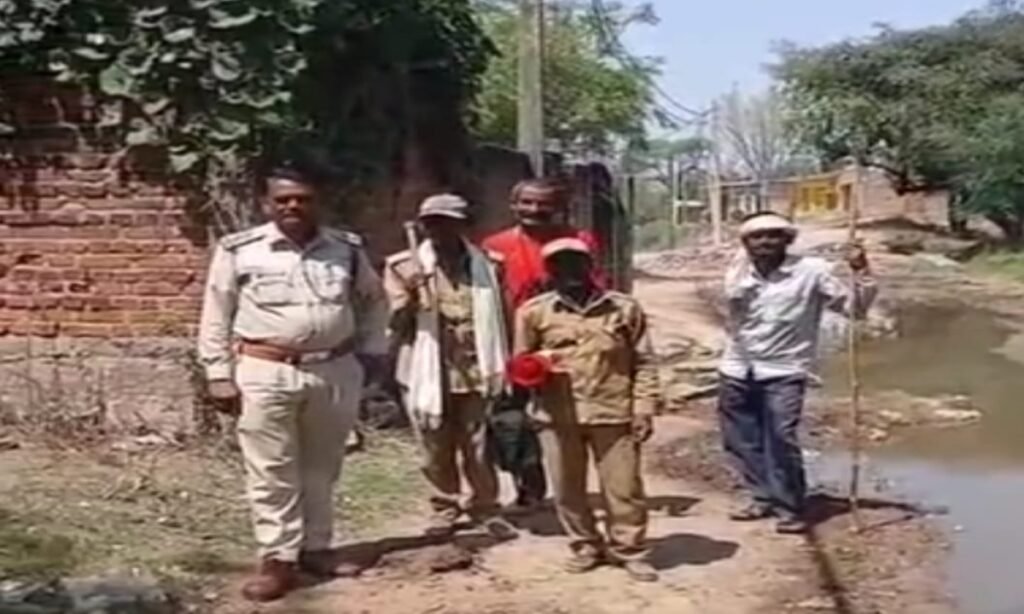 बंसिया गांव के पास तेंदुए की दस्तक, ग्रामीणों में दहशत