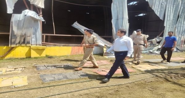 कलेक्टर-एसपी पहुंचे मानेगांव